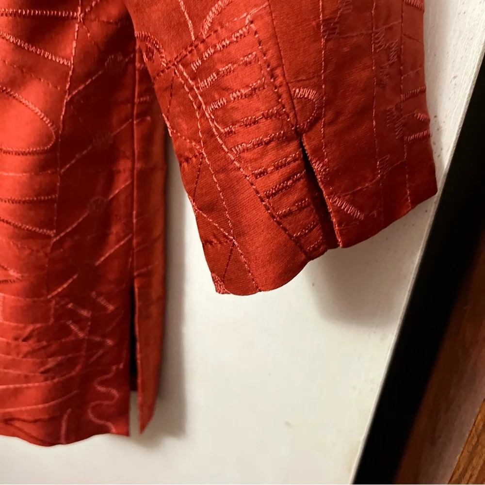 Chico's Textured Red‎ Blazer